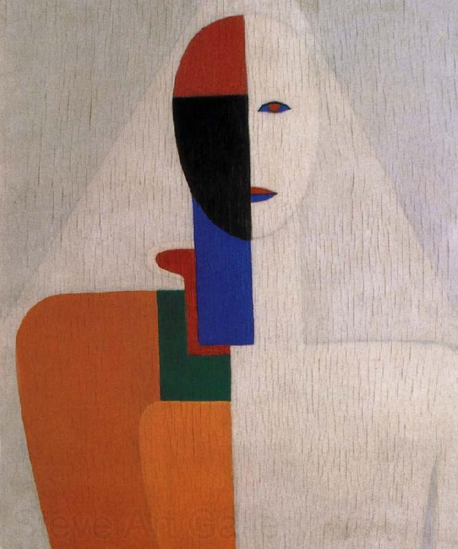 Kasimir Malevich Half-length of Female Norge oil painting art